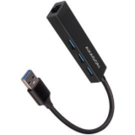 I/O HUB USB3.2 3PORT GLAN/0.2M HMA-GL3A AXAGON