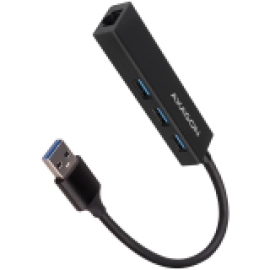 I/O HUB USB3.2 3PORT GLAN/0.2M HMA-GL3A AXAGON