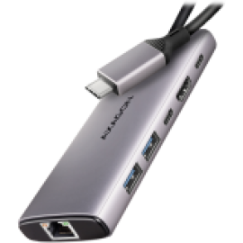 I/O HUB USB-C 6IN1 10GBPS/0.15M HMC-6G2L AXAGON