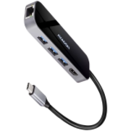 I/O HUB USB-C 6IN1/0.2M HMC-6GL AXAGON