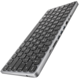 KEYBOARD + I/O HUB 9IN1/0.6M HMC-KB-US AXAGON