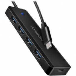 I/O HUB USB-C TRAVEL/0.19M HUE-C1C AXAGON