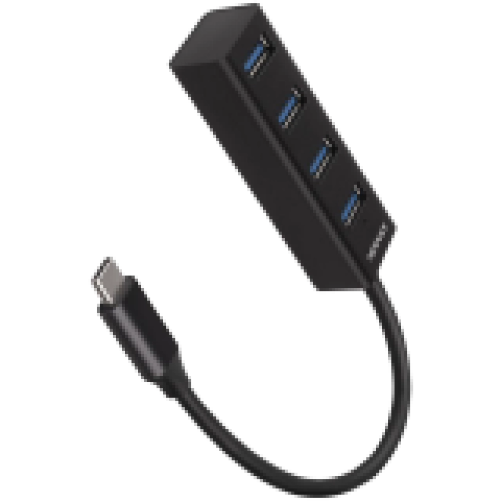 I/O HUB USB-C 4PORT MINI/0.2M HUE-M1C AXAGON