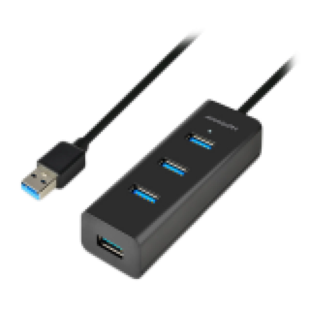 I/O HUB USB3.0 4PORT CHARGING/1.2M HUE-S2BL AXAGON