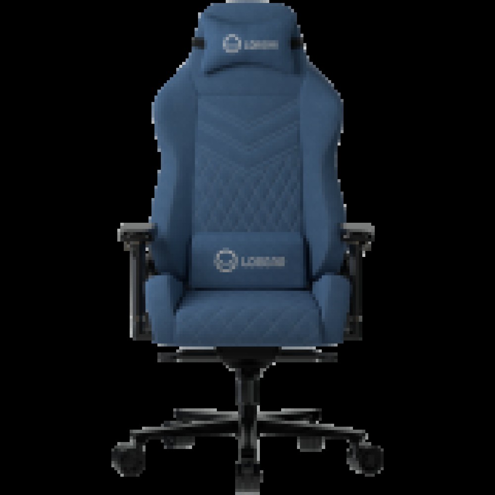 LORGAR Ace 422, Gaming chair, Anti-stain durable fabric, 1.8 mm metal frame, multiblock mechanism, 4D armrests, 5 Star aluminium base, Class-4 gas lift, 75mm PU casters, Blue