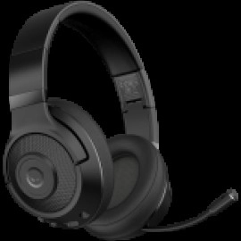 LORGAR Noah 500, Wireless Gaming headset with microphone, JL7006, BT 5.3, battery life up to 58 h (1000mAh), USB (C) charging cable (0.8m), 3.5 mm AUX cable (1.5m), size: 195*185*80mm, 0.24kg, black