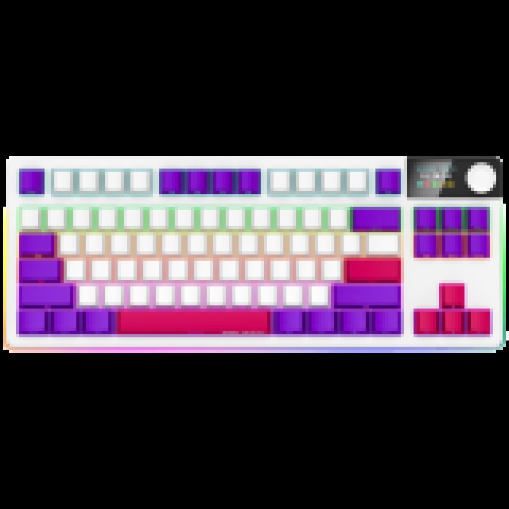 LORGAR KBP70TKLW, Wireless TKL Mechanical Gaming Keyboard Pro, White, EN layout