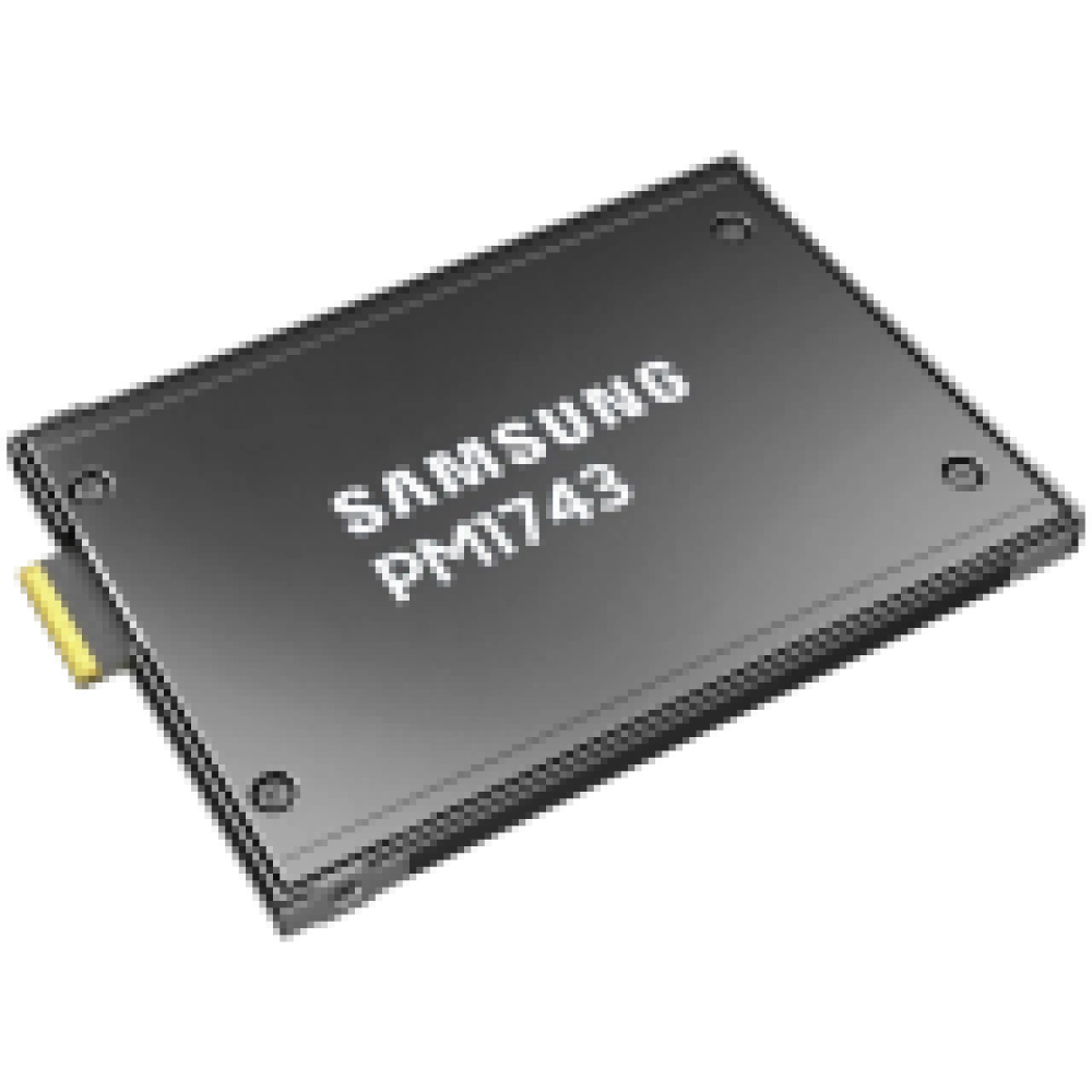 SSD|SAMSUNG|SSD series PM1743|7.68TB|PCIe Gen5|NVMe|NAND flash technology TLC|Write speed 6000 MBytes/sec|Read speed 7500 MBytes/sec|Form Factor 2,5
