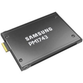 SSD|SAMSUNG|SSD series PM1743|7.68TB|PCIe Gen5|NVMe|NAND flash technology TLC|Write speed 6000 MBytes/sec|Read speed 7500 MBytes/sec|Form Factor 2,5