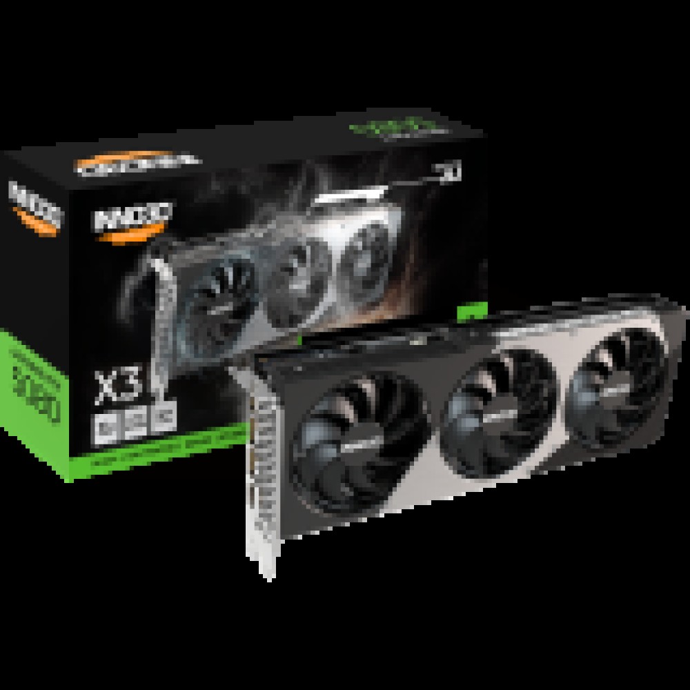 INNO3D NVIDIA GEFORCE RTX 5080 X3 16GB GDDR7 256bit, 2617 MHz / 30Gbps, 3x DP, 1x HDMI, 3 fan, 2 slot