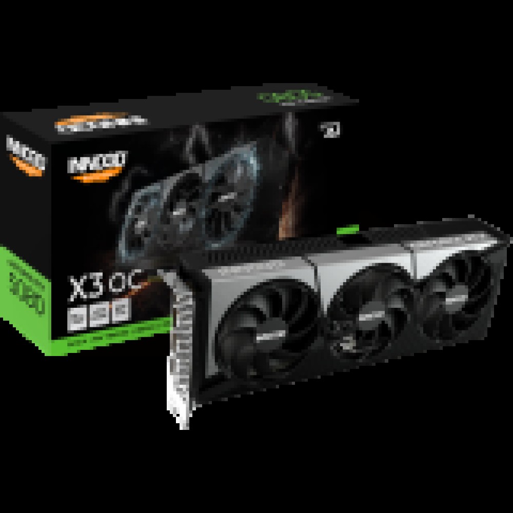 INNO3D NVIDIA GEFORCE RTX 5080 X3 OC 16GB GDDR7 256bit, 2460 MHz / 30Gbps, 3x DP, 1x HDMI, 3 fan, 2,5 slot