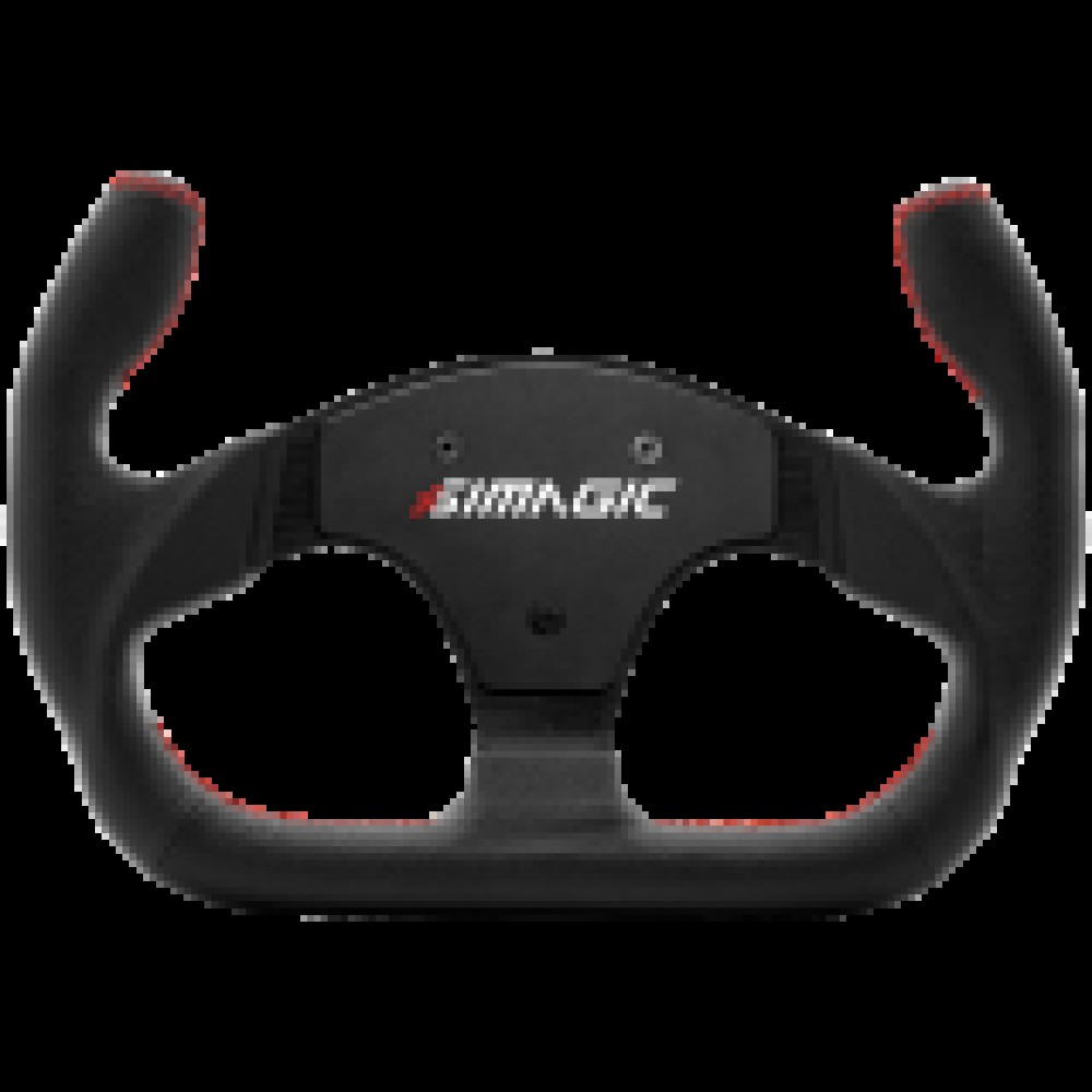SIMAGIC C-Shaped Steering wheel without HUB, 325mm, Leather. S405