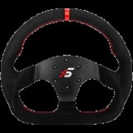 SIMAGIC D-Shaped Steering wheel without HUB, 325mm, Suede. S404
