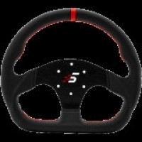 SIMAGIC D-Shaped Steering wheel without HUB, 325mm, Leather. S403