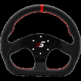 SIMAGIC D-Shaped Steering wheel without HUB, 325mm, Leather. S403