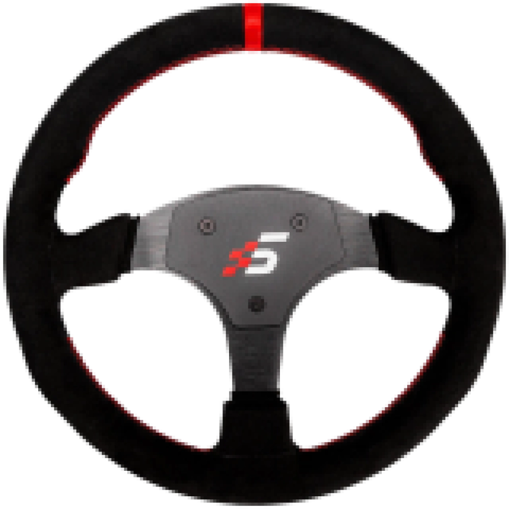 SIMAGIC Round-Shaped Steering wheel without HUB, 330mm, Suede. S402