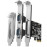 NET CARD PCIE 250KBPS/SP&LP PCEA-PSN AXAGON
