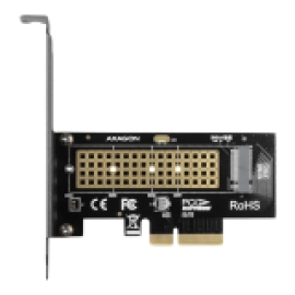 SSD ACC ADAPTER PCIE NVME/M.2/SP&LP PCEM2-N AXAGON