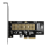 SSD ACC ADAPTER PCIE NVME/M.2/SP&LP PCEM2-N AXAGON
