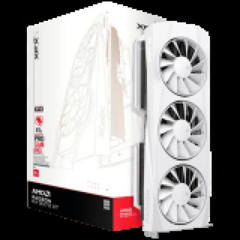XFX Quicksilver AMD Radeon RX 9070XT White 16GB GDDR6 256-bit HDMI 3xDP