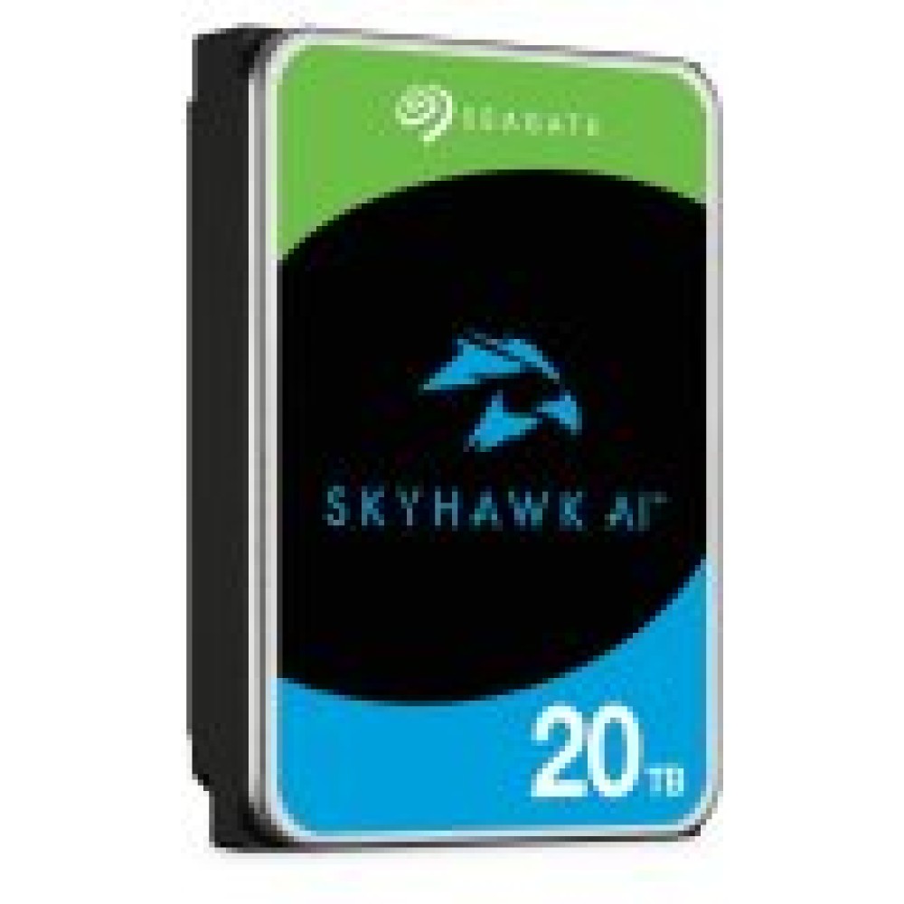 HDD|SEAGATE|SkyHawk AI| 20 TB|Serial ATA III|Buffer 512 MB|7200 RPM|3.5 