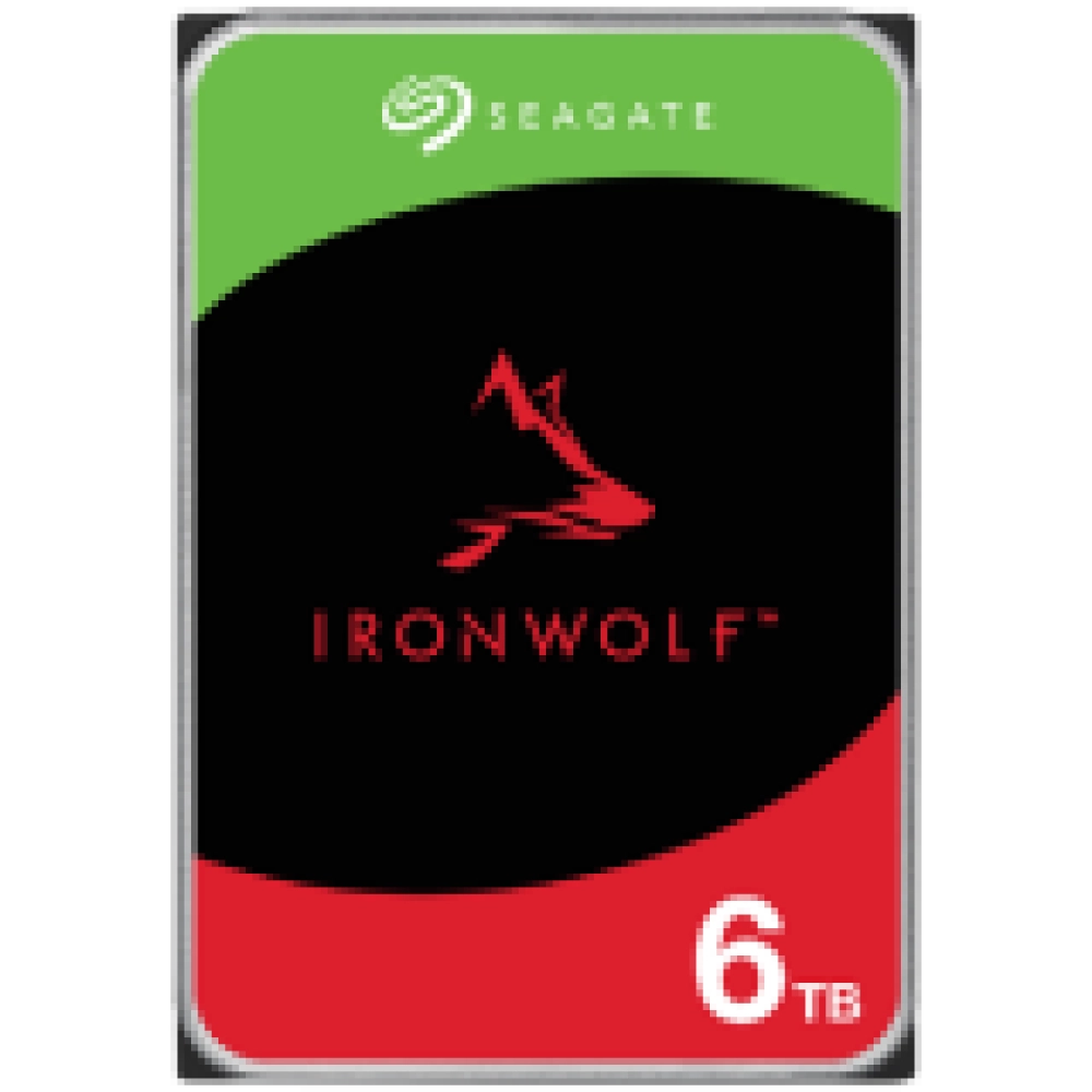 HDD|SEAGATE|IronWolf|6TB|SATA|256 MB|5400 rpm|Discs/Heads 4/8|3,5