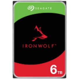 HDD|SEAGATE|IronWolf|6TB|SATA|256 MB|5400 rpm|Discs/Heads 4/8|3,5