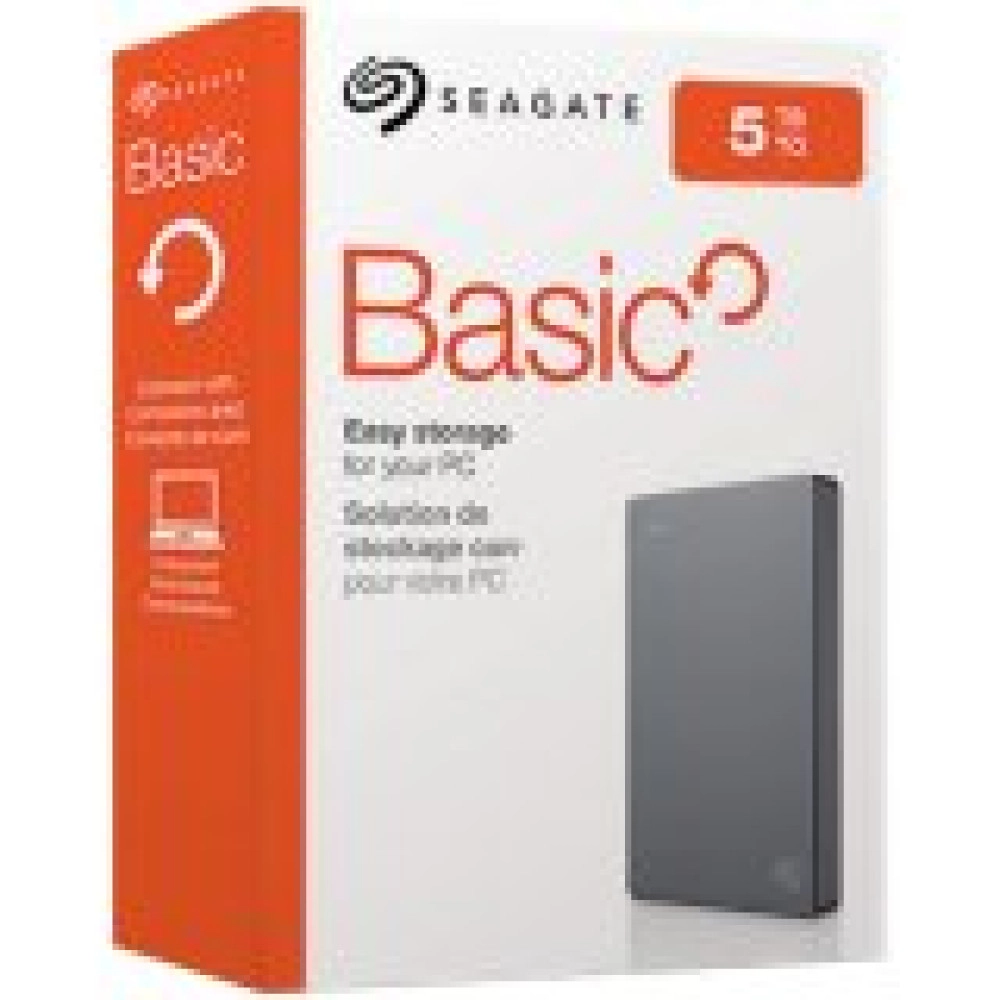 External HDD|SEAGATE|Basic|5TB|USB 3.0|STJL5000400