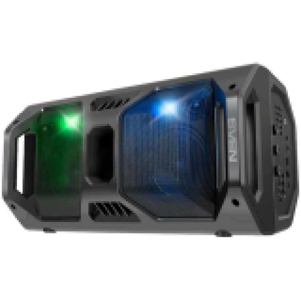 Speaker SVEN PS-600, black (50W, TWS, Bluetooth, FM, USB, microSD, LED-display, 4000mAh)