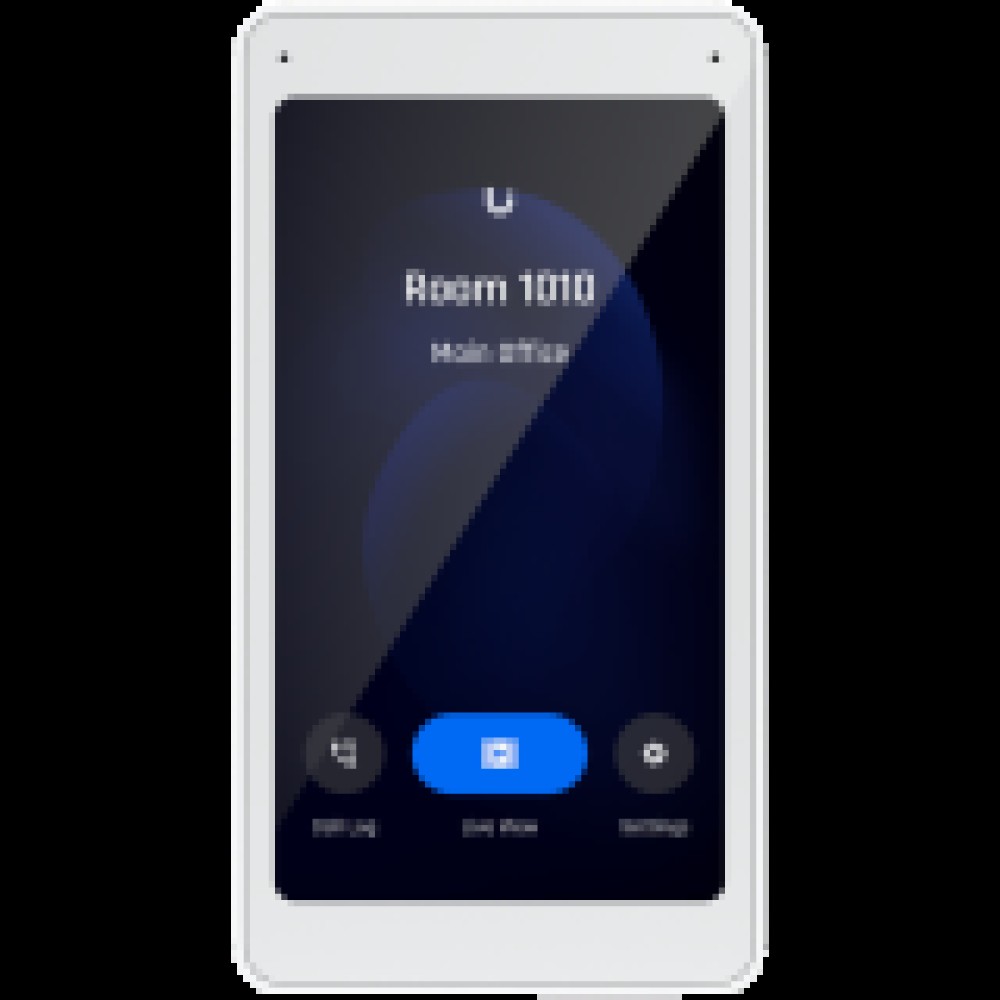 Ubiquiti UA-Intercom-Viewer Display that pairs with the Access Intercom for visitor screening and remote access control, to mount in multiple locations throughout your building.