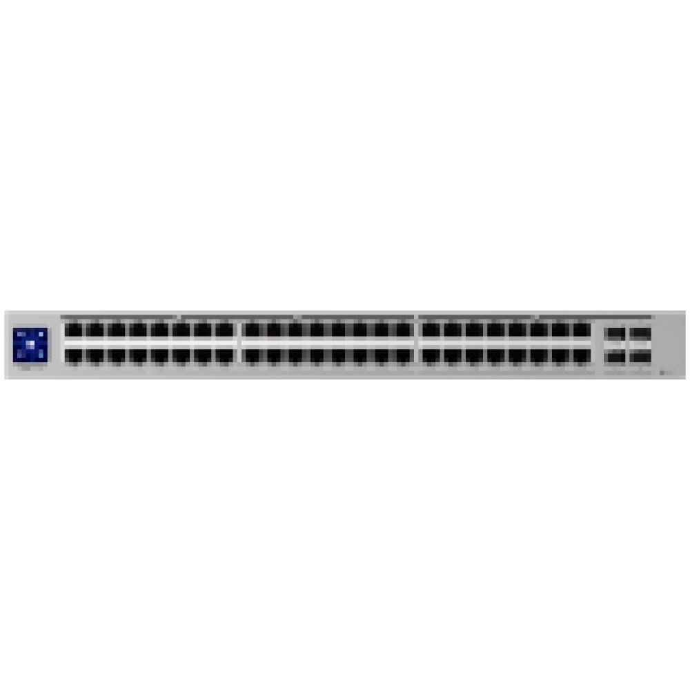 Ubiquiti Layer 3 Etherlighting USW-Pro-XG-48-EU switch with (32) 10 GbE, (16) 2.5 GbE, and (4) 25G SFP28 ports