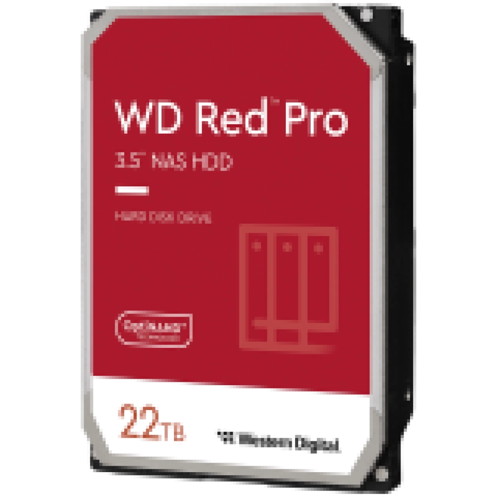 HDD|WESTERN DIGITAL|Red Pro|22TB|SATA|512 MB|7200 rpm|3,5