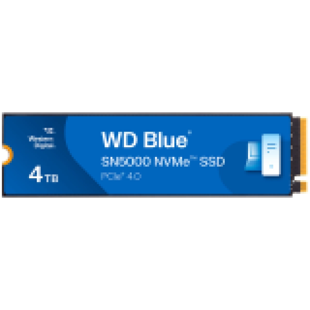 SSD|SANDISK|Blue SN5000|4TB|M.2|NVMe|Write speed 5000 MBytes/sec|Read speed 5500 MBytes/sec|2.38mm|TBW 1200 TB|WDS400T4B0E