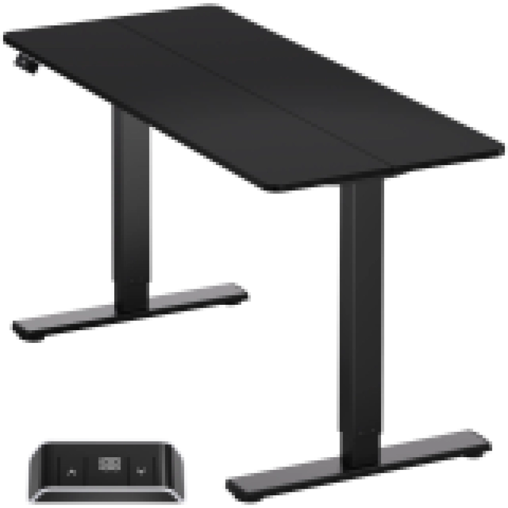DESK MOTORISED/BLACK WDT221E-B ONKRON