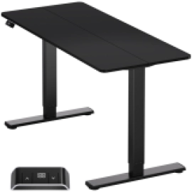 DESK MOTORISED/BLACK WDT221E-B ONKRON