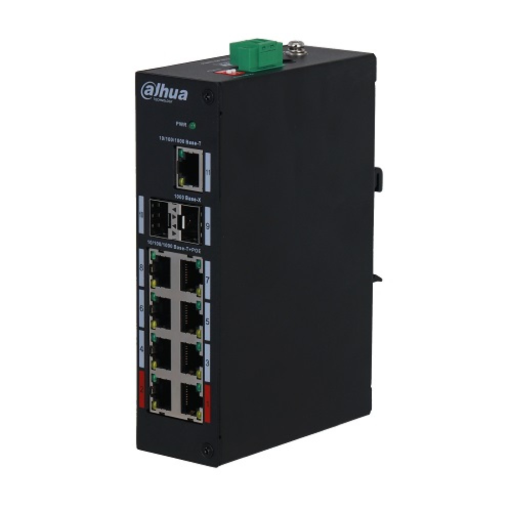 Switch|DAHUA|PoE ports 8|PFS3211-8GT-120-V2
