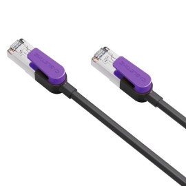 Cable Cat8 S/STP, 1m, black