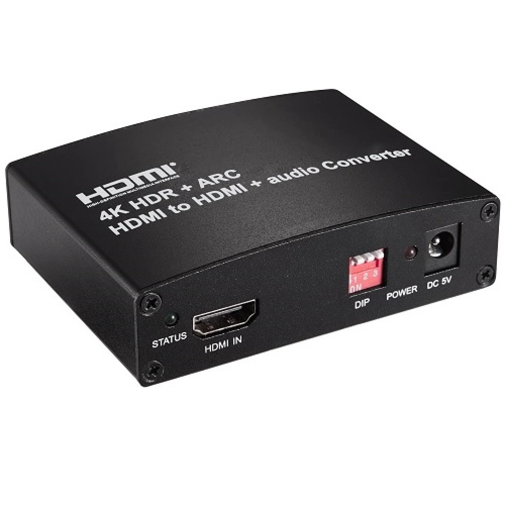 HDMI Audio Extractor, HDMI to HDMI +Audio, 4K 60Hz