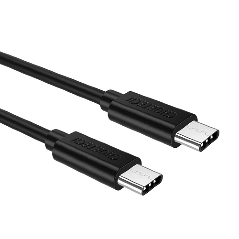 Cable CHOETECH Type-C - Type-C, black, 1m