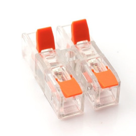 Splicing Connector, Inline with Lever, 2-2, 0.2–4.0mm², 32A, 450V, 20pcs