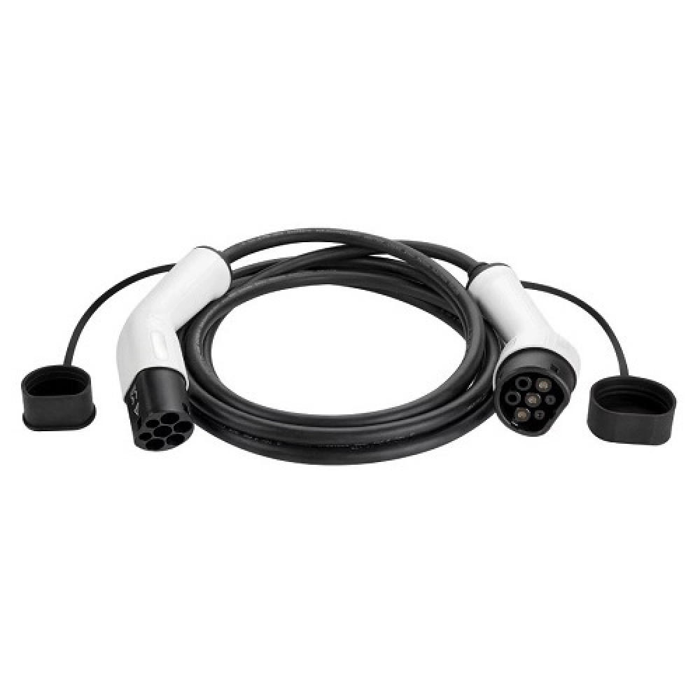 EV Charging Cable Type 2 - Type 2, 32A, 22kW, 3-phase, 7m
