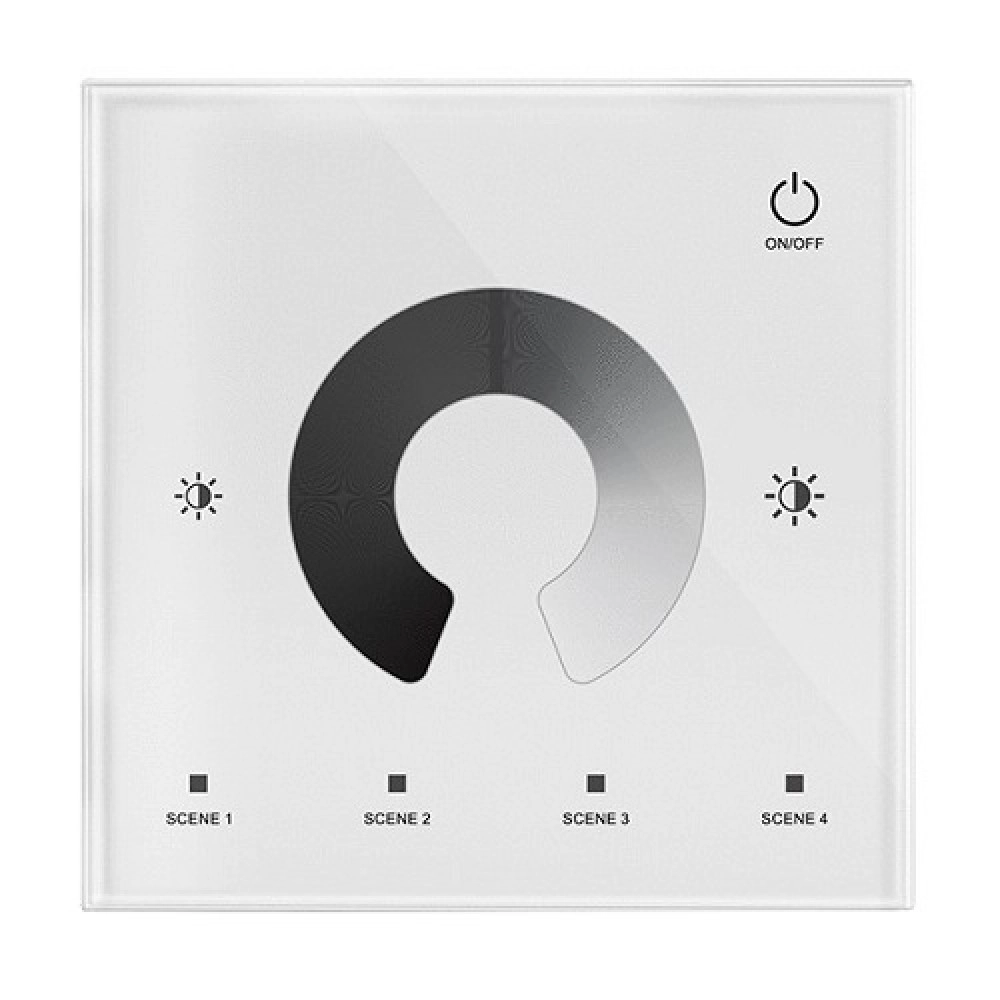 Touch Pannel Dimmer T1, 12-48VDC, 2Ch