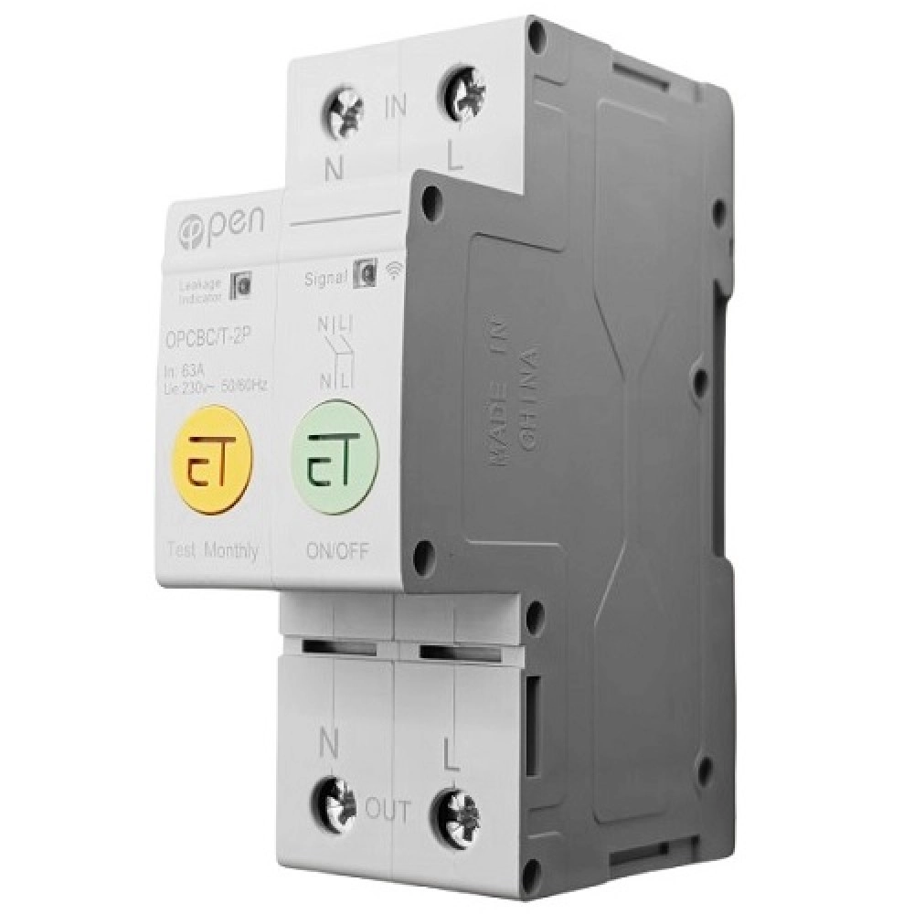 TUYA Smart Switch 2-Pole, Wi-Fi, 63A