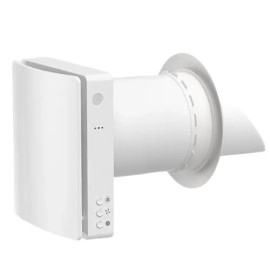 Recuperator for thin Wall, Single-Room upto 46m2, with CO2 Sensor, Wi-Fi, Tuya, white               