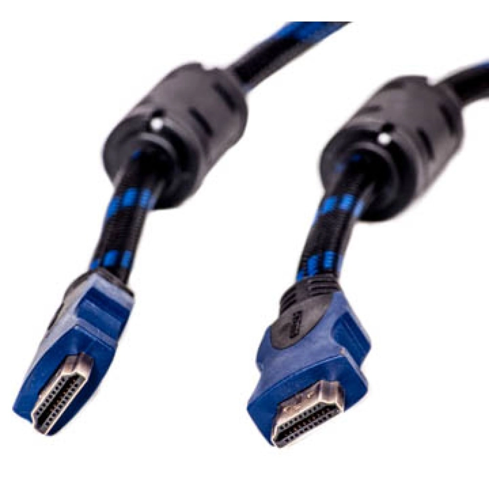 Cable HDMI - HDMI, 3m, 1.4 ver., Nylon, gold plated