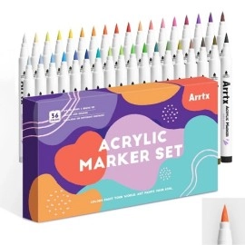 Acrylic Marker Pens ARRTX, 36 Colours