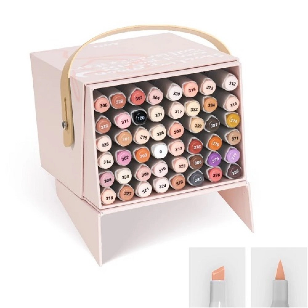 Double-Sided Marker Pens ARRTX Oros, 48 Colours, Skin Tone Shade