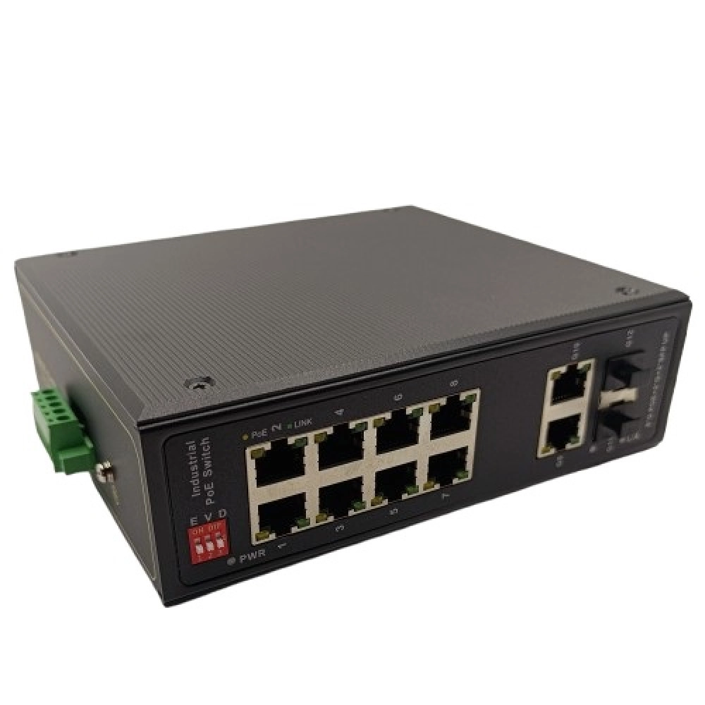 PoE Switch 10 Ports 1000M with 2 SFP Ports 1000M                                                    
