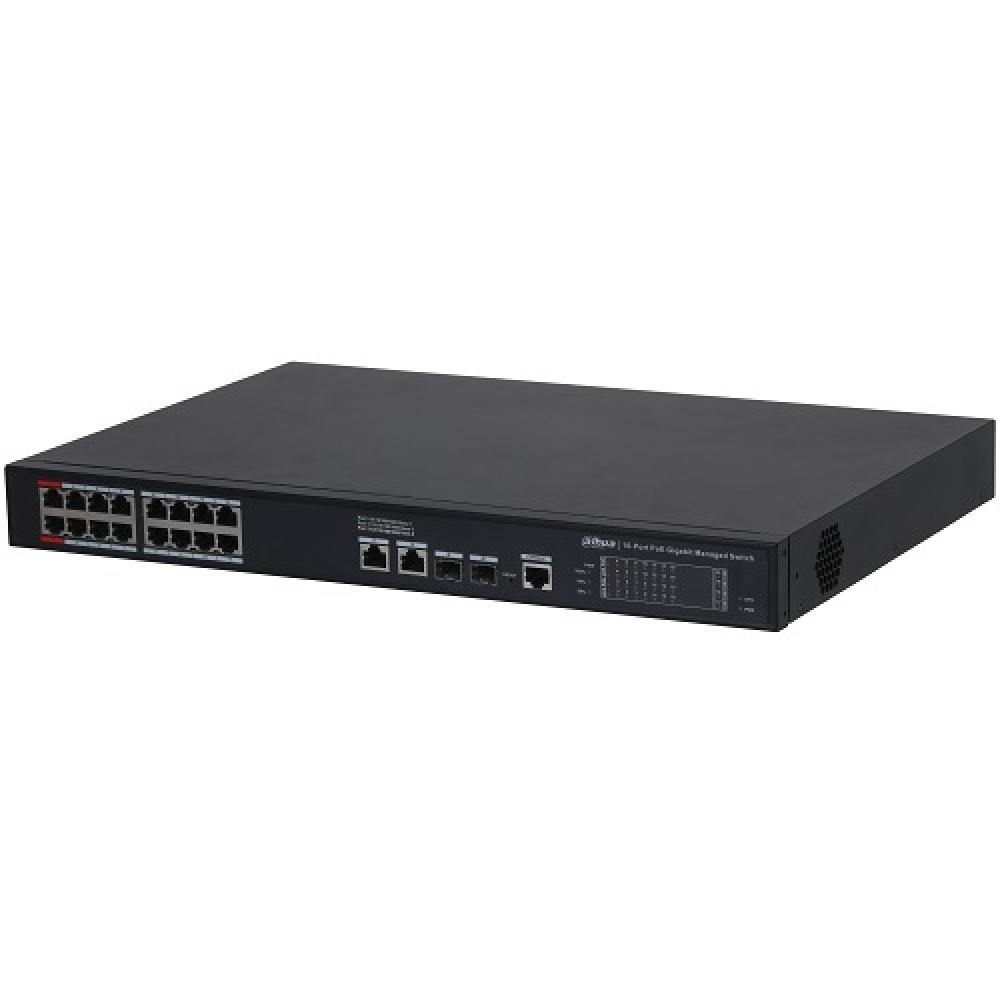 PoE switch 100Mbps 16+2G uplink S4220-16GT-190