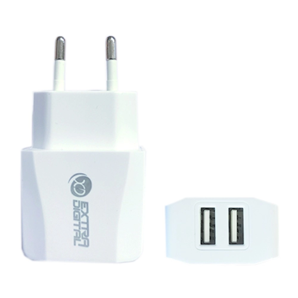 Charger EXTRA DIGITAL 2xUSB: 220V, 2.1A
